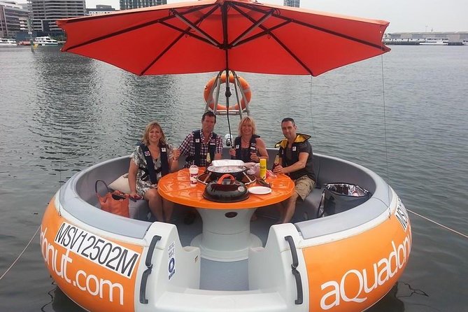 Aquadonut BBQ boat hire