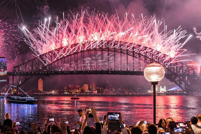 New Year's Eve under the Sydney Opera House Sails on Sydney Harbour